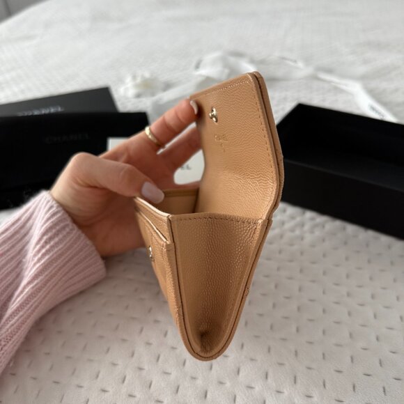 CHANEL AUTHENTIC FLAP CARDHOLDER WITH RECEIPT - Picture 7 of 10